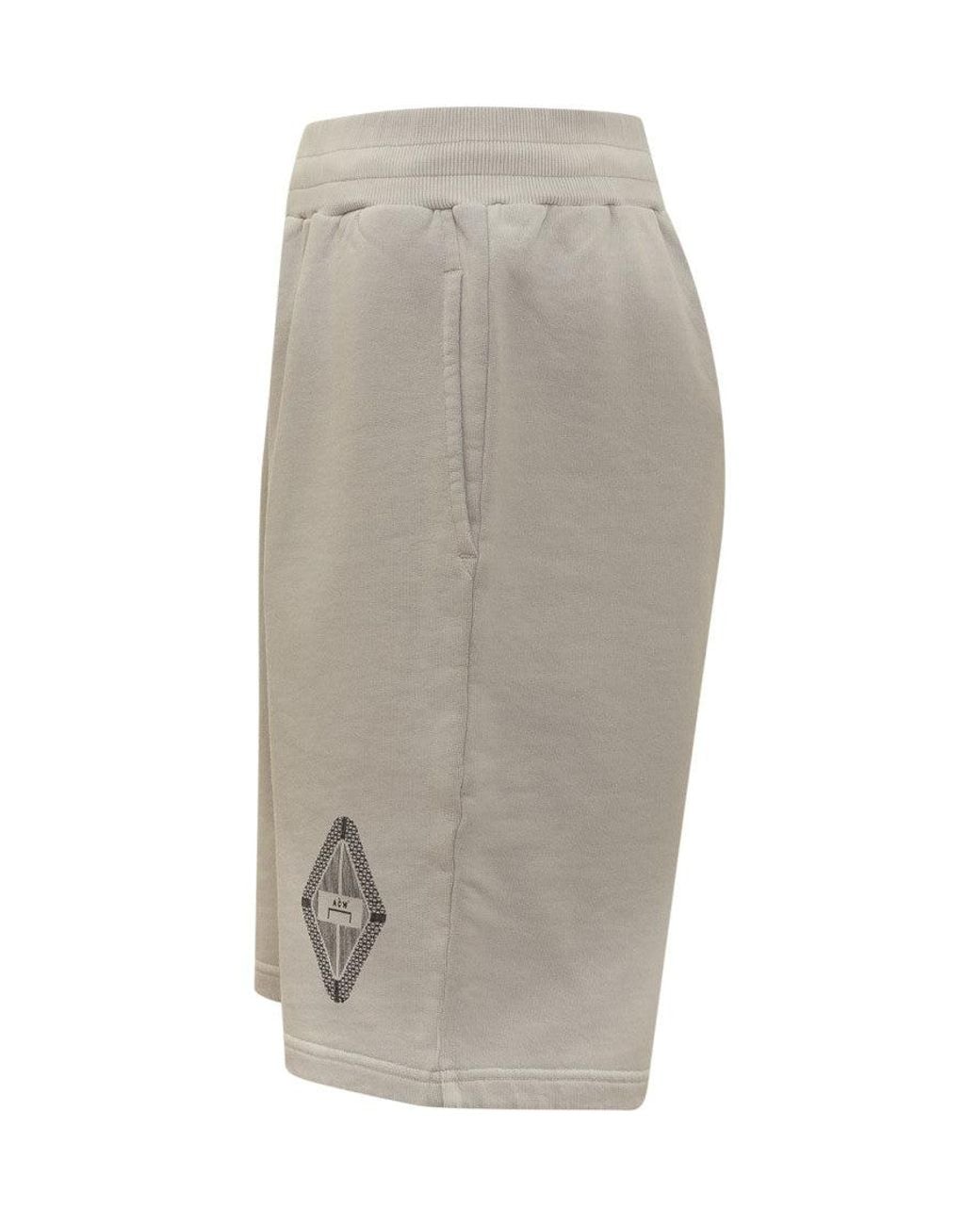 A_COLD_WALL* Gray Solid Shorts for men