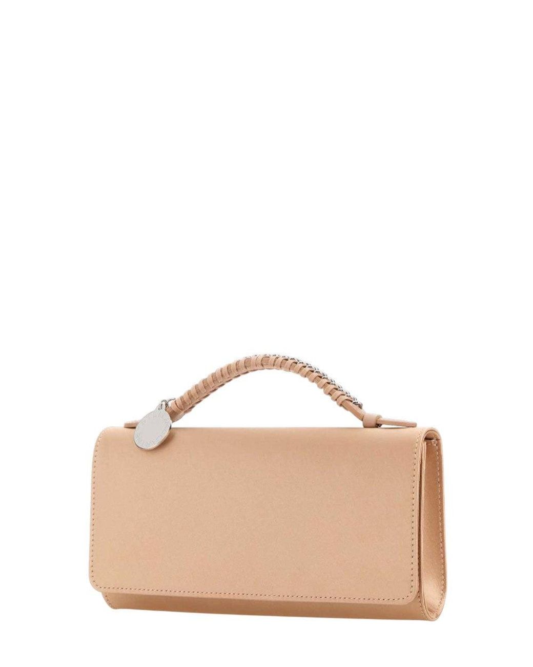 Stella McCartney Brown Peach Falabella Small Crossbody Bag