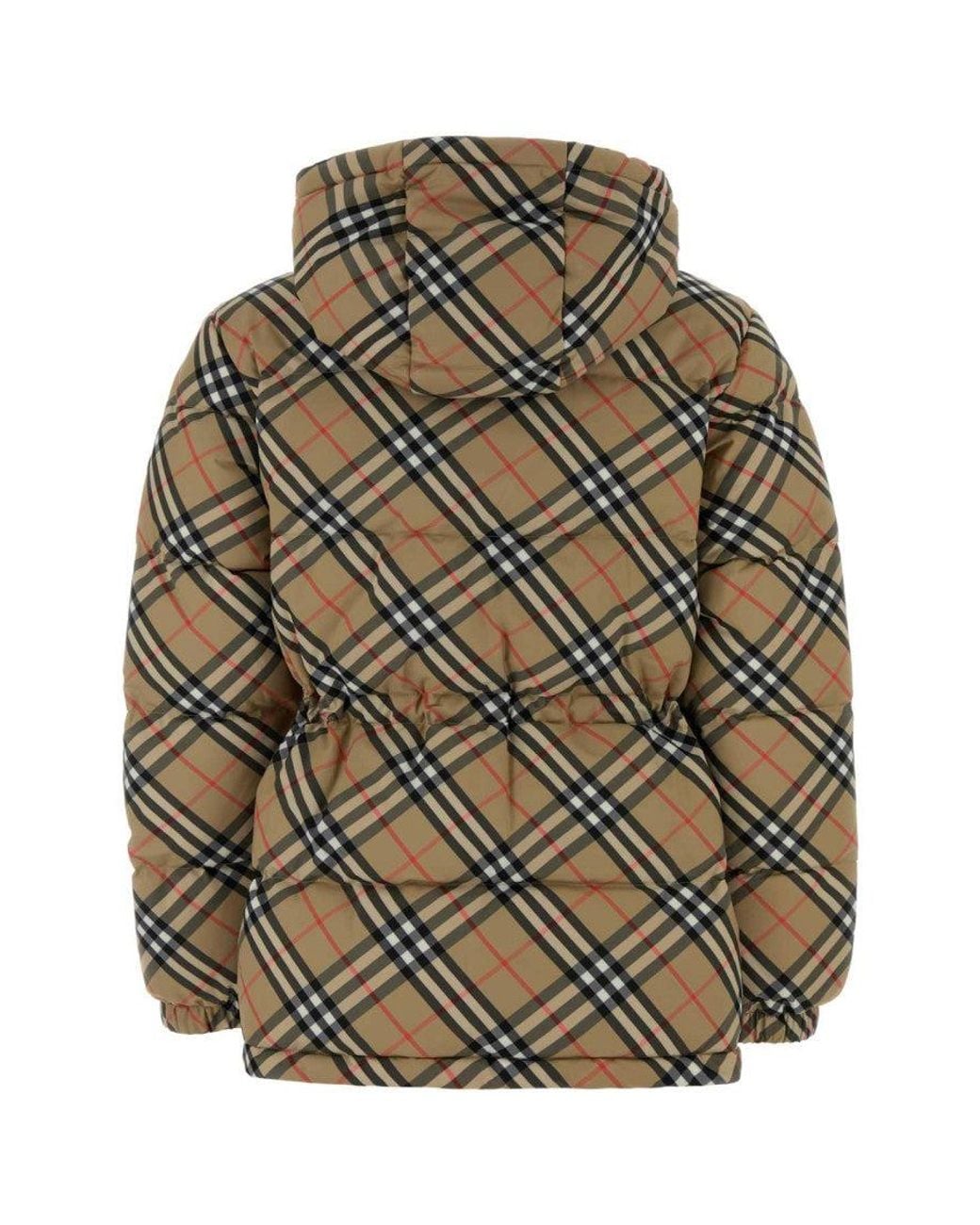 Burberry Gray Embroidered Polyester Padded Jacket