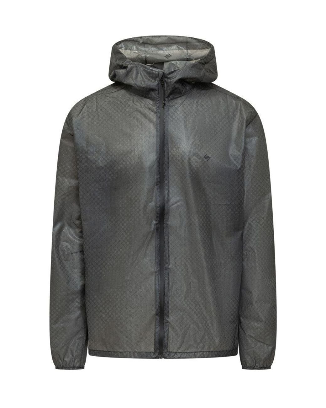 Represent Gray Textured Hood Jacket for men