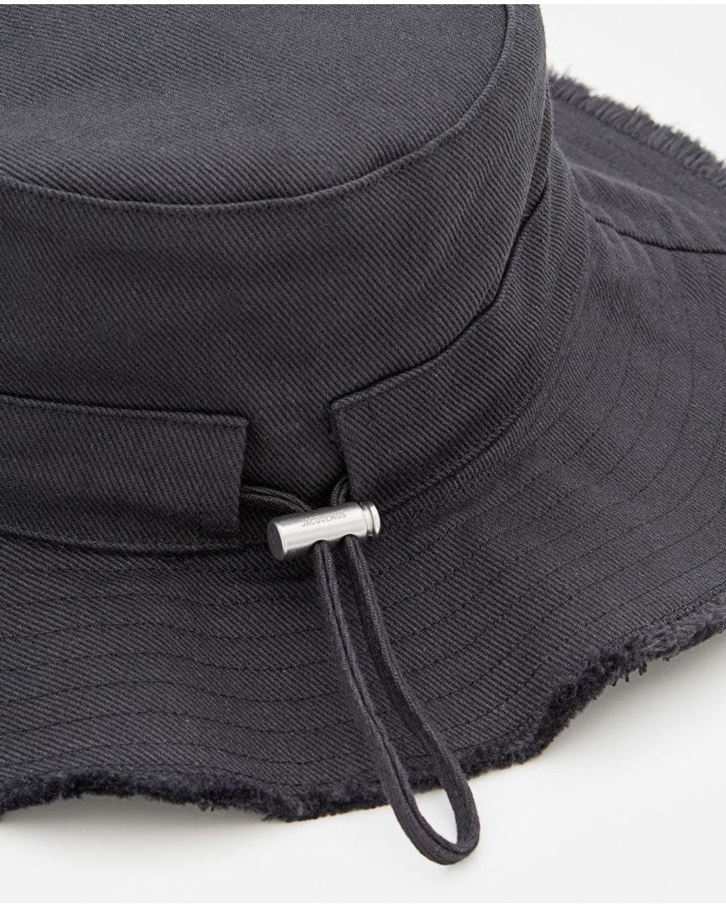 Jacquemus Black Artichaut Bucket Hat for men
