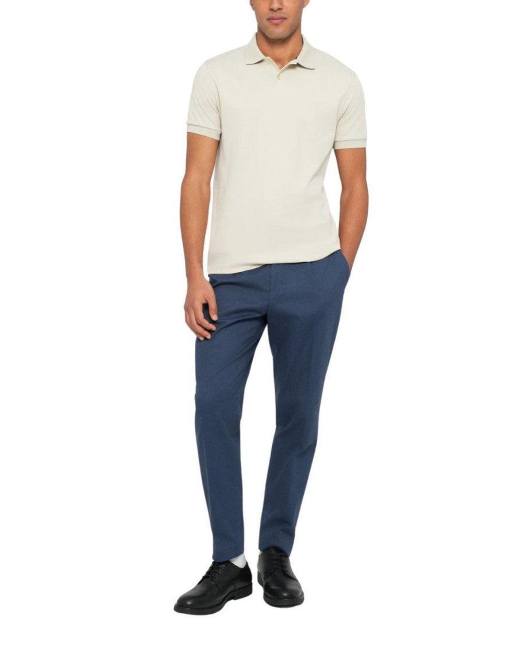 Boss Natural Off- Cotton Polo for men