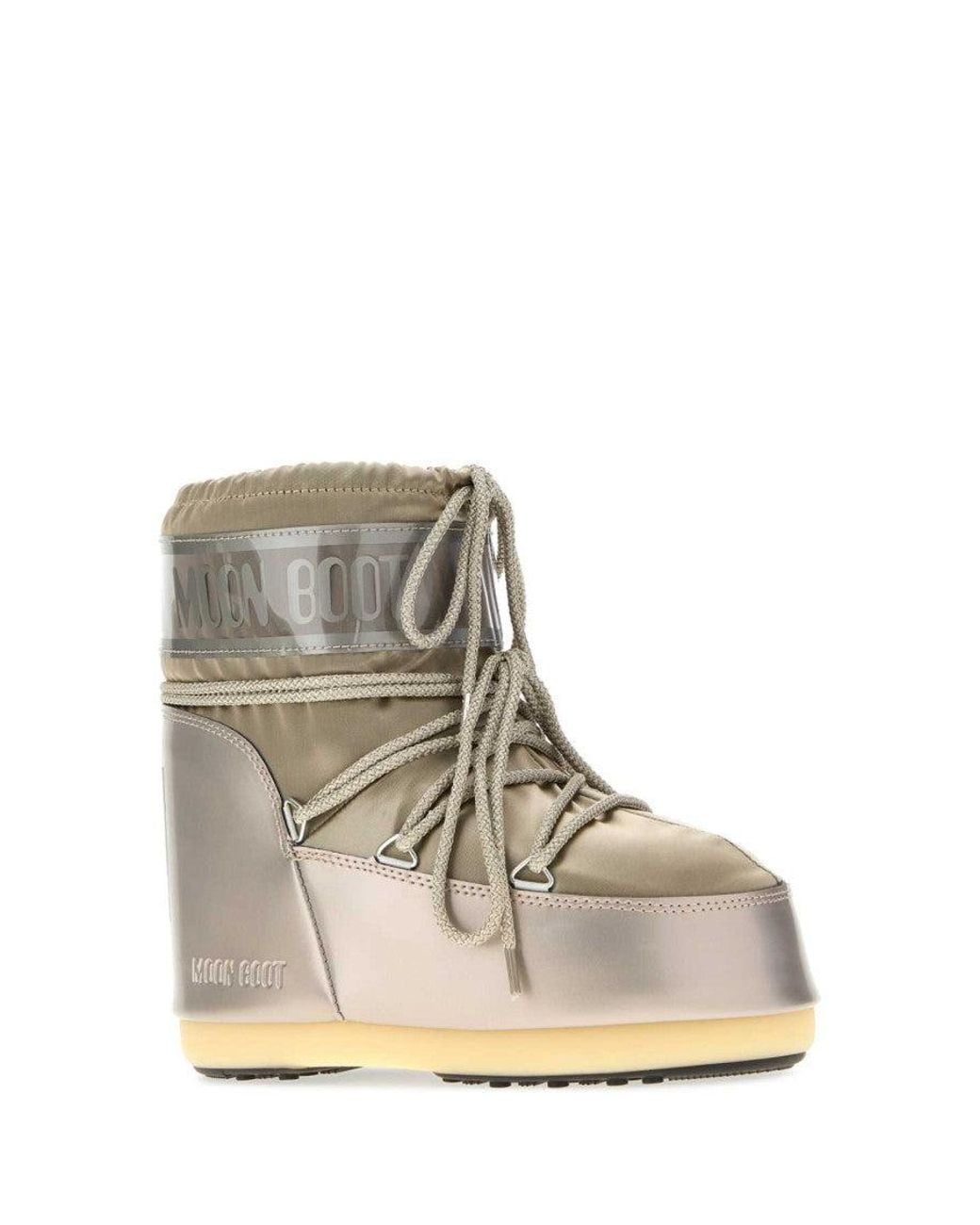 Moon Boot Natural Golden Logo Boots for men