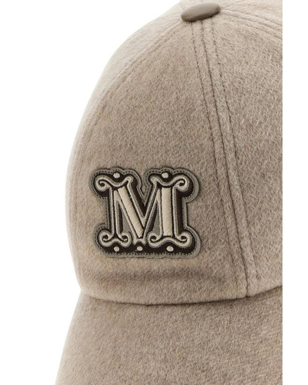Max Mara Natural Logo Baseball Cap