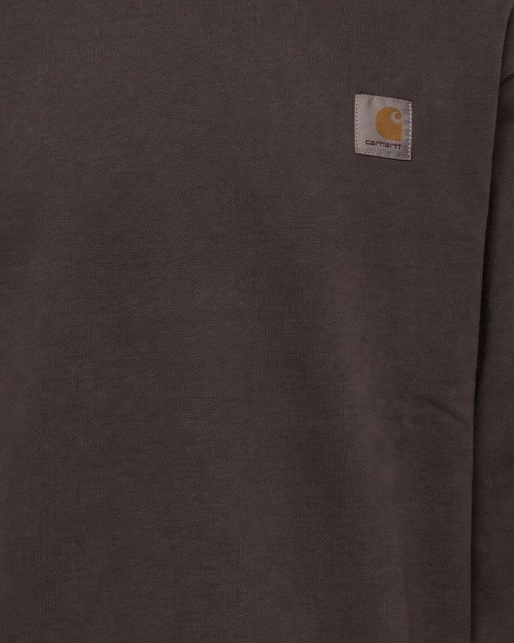 Carhartt Gray Dark Logo Sweatshirt for men