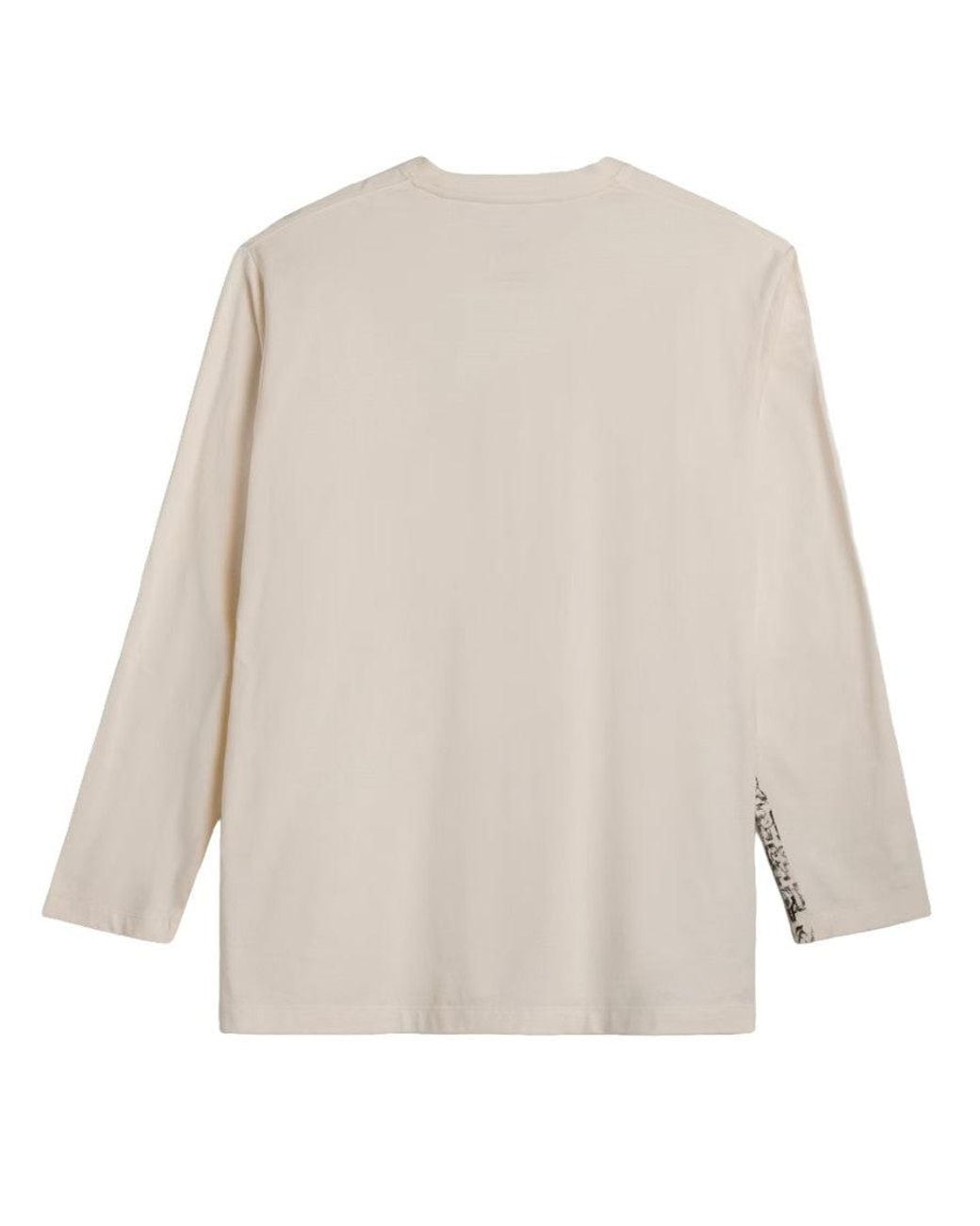 Y-3 Natural Graphic Crew Neck T-Shirt for men