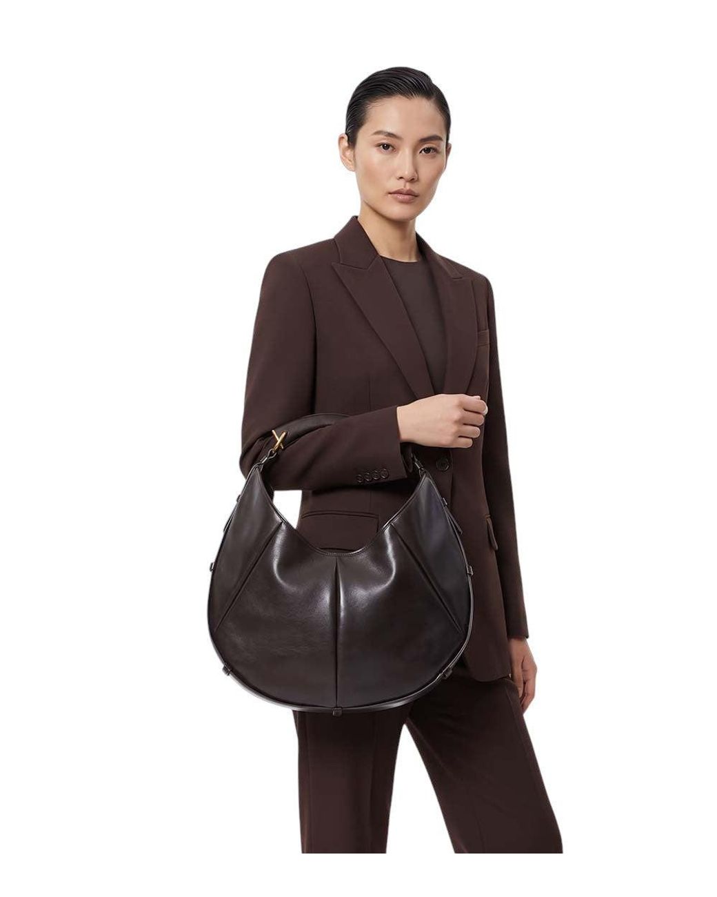 Saint Laurent Black Dark Mombasa Medium Hobo