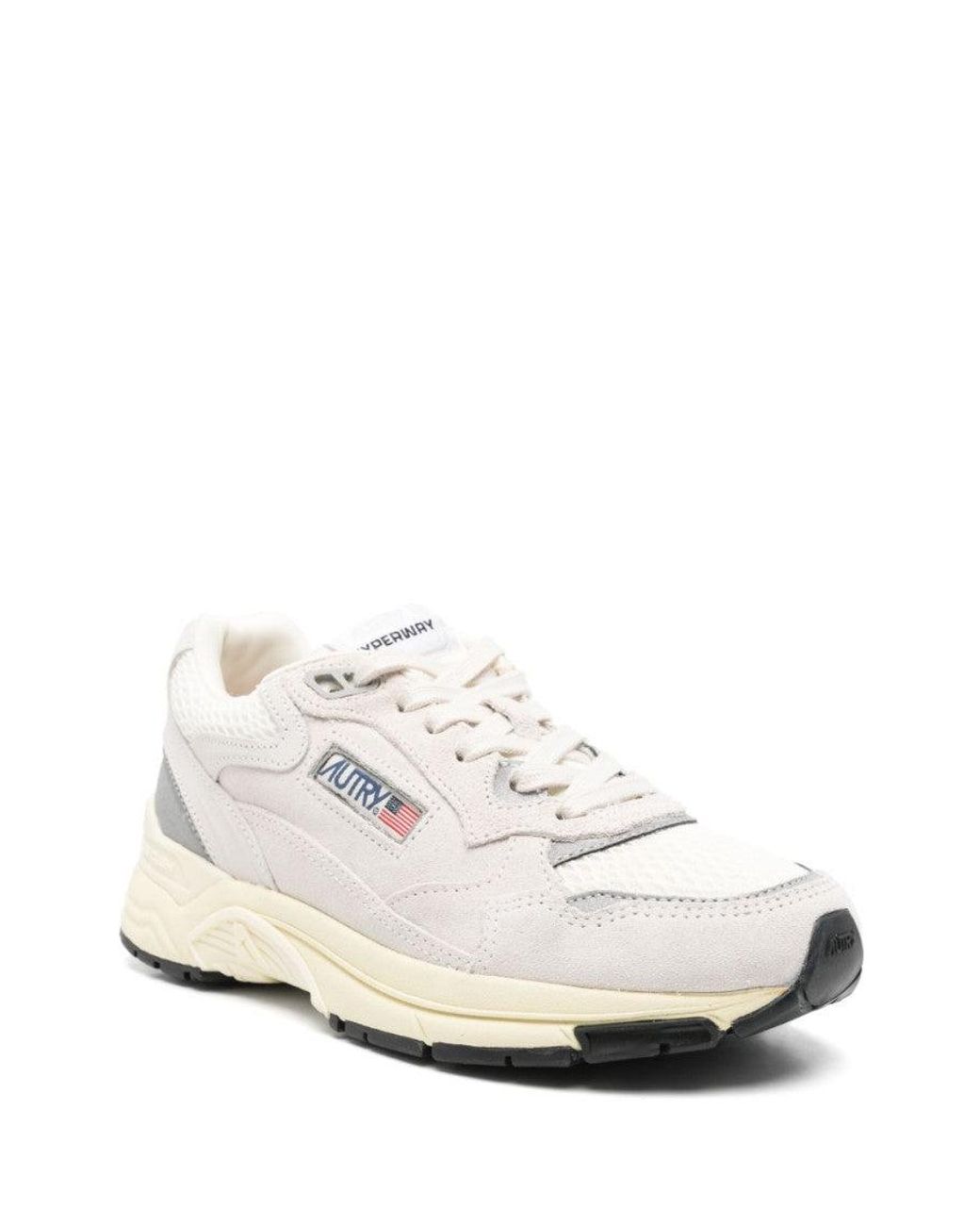 Autry White Hyperway Low Suede/Mesh