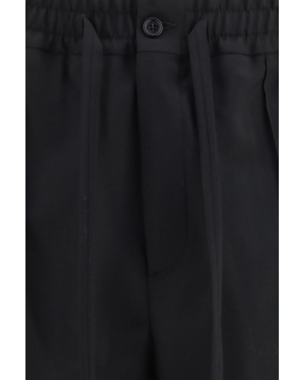 Valentino Black Drawstring Chino Pants for men