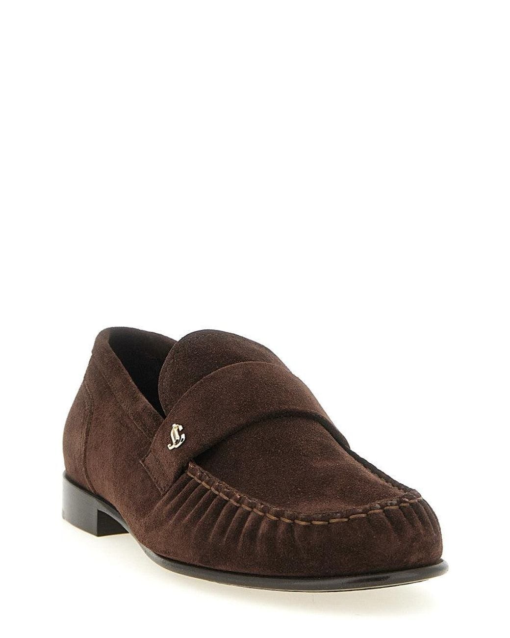 Jimmy Choo Brown Ellis Loafers