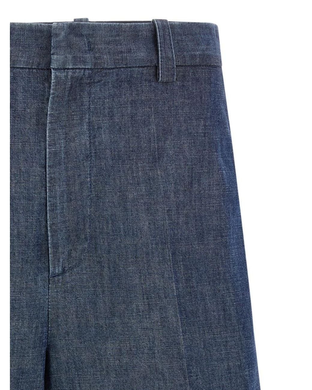 Jil Sander Blue Bermudas for men