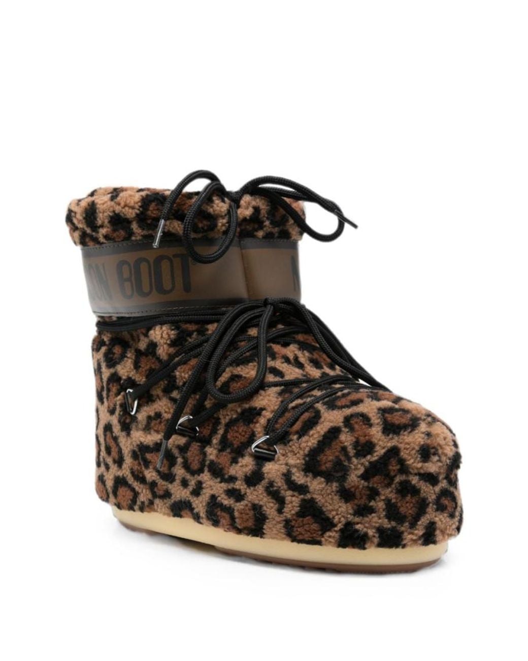 Moon Boot Black Lace Up Boots