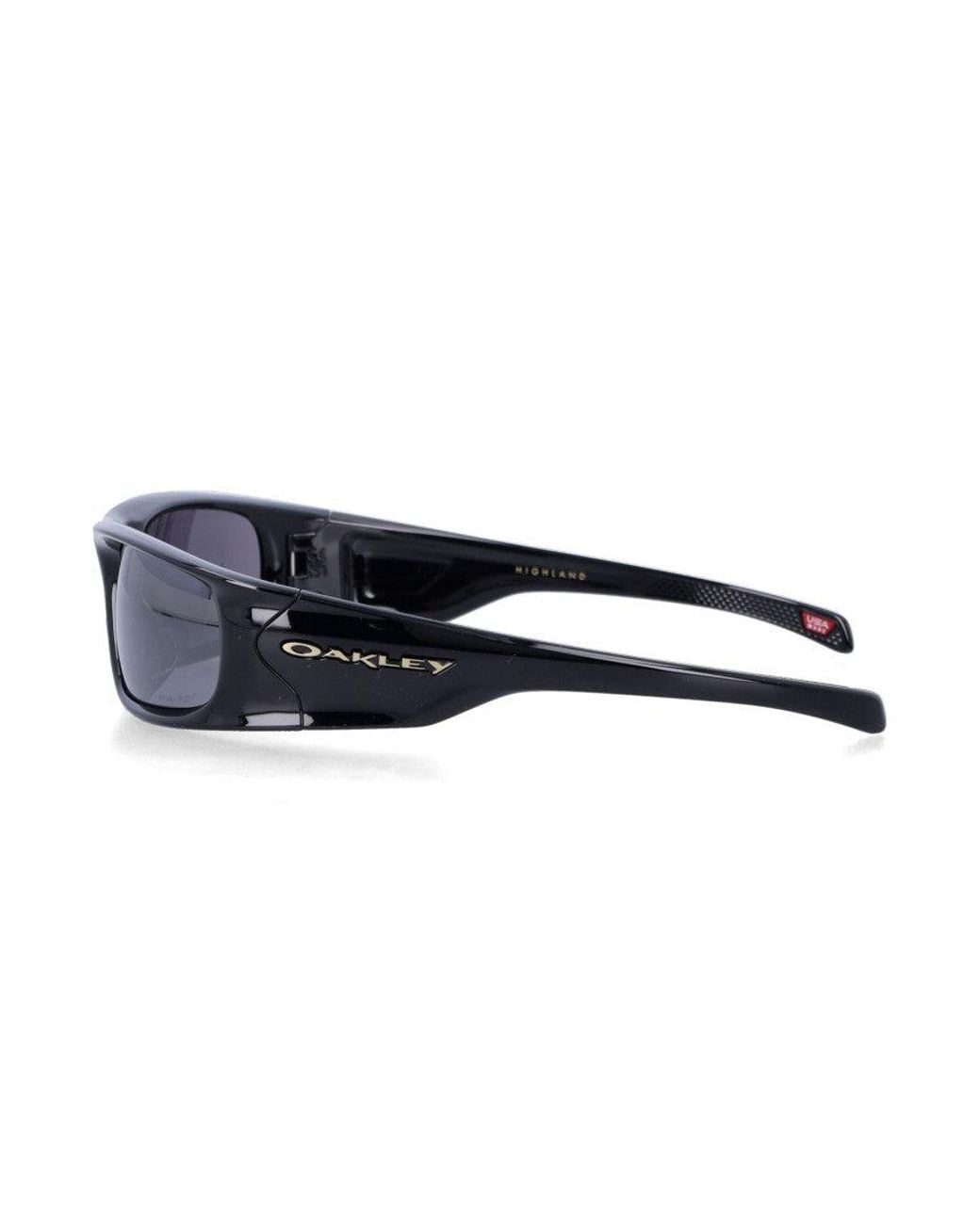 Oakley Blue Highland High-Wrap Sunglasses
