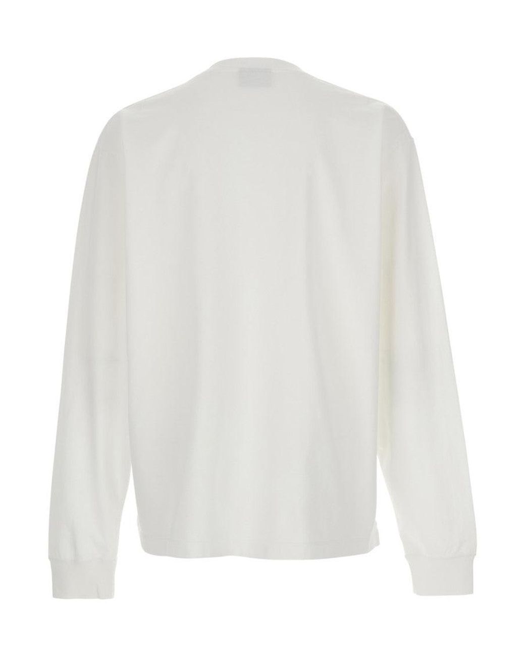 DSquared² White Relaxed Logo T-Shirt for men
