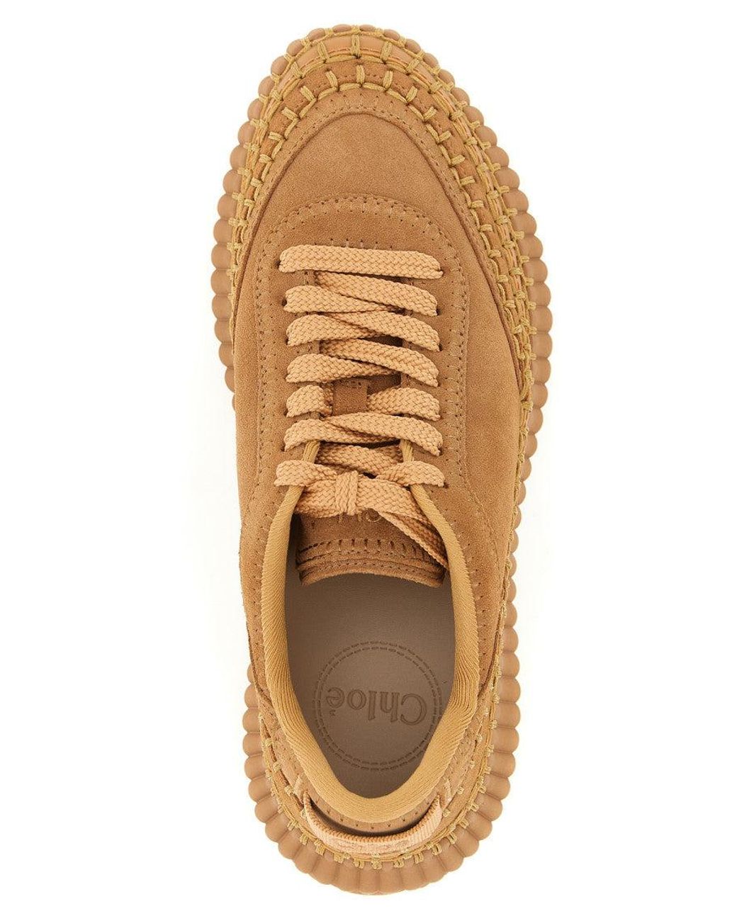 Chloé Brown Nama Sneakers