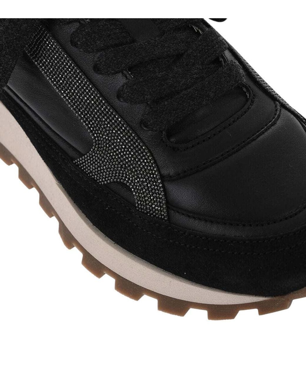 Brunello Cucinelli Black Low-Top Sneakers