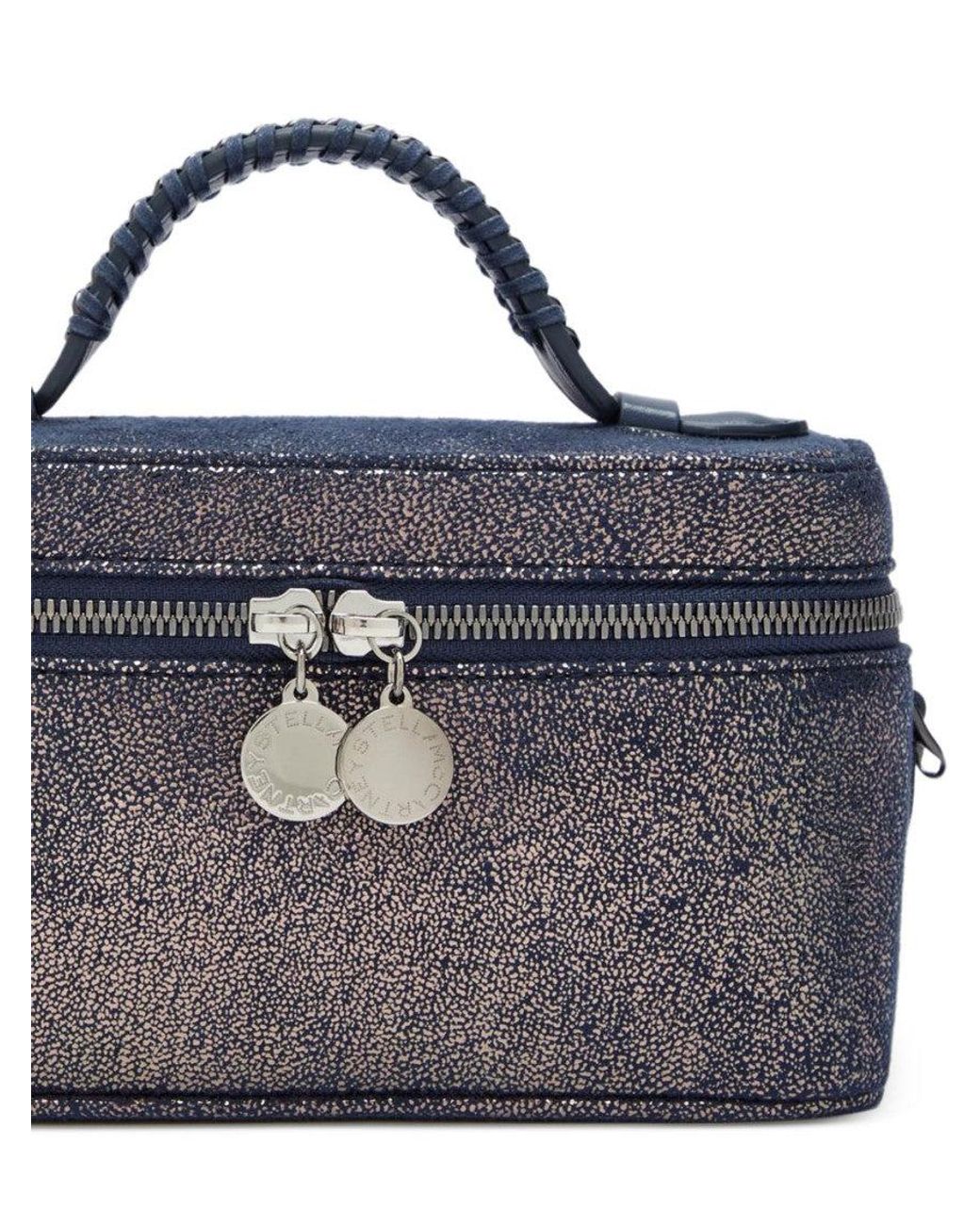Stella McCartney Blue Falabella Vanity Crossbody Bag