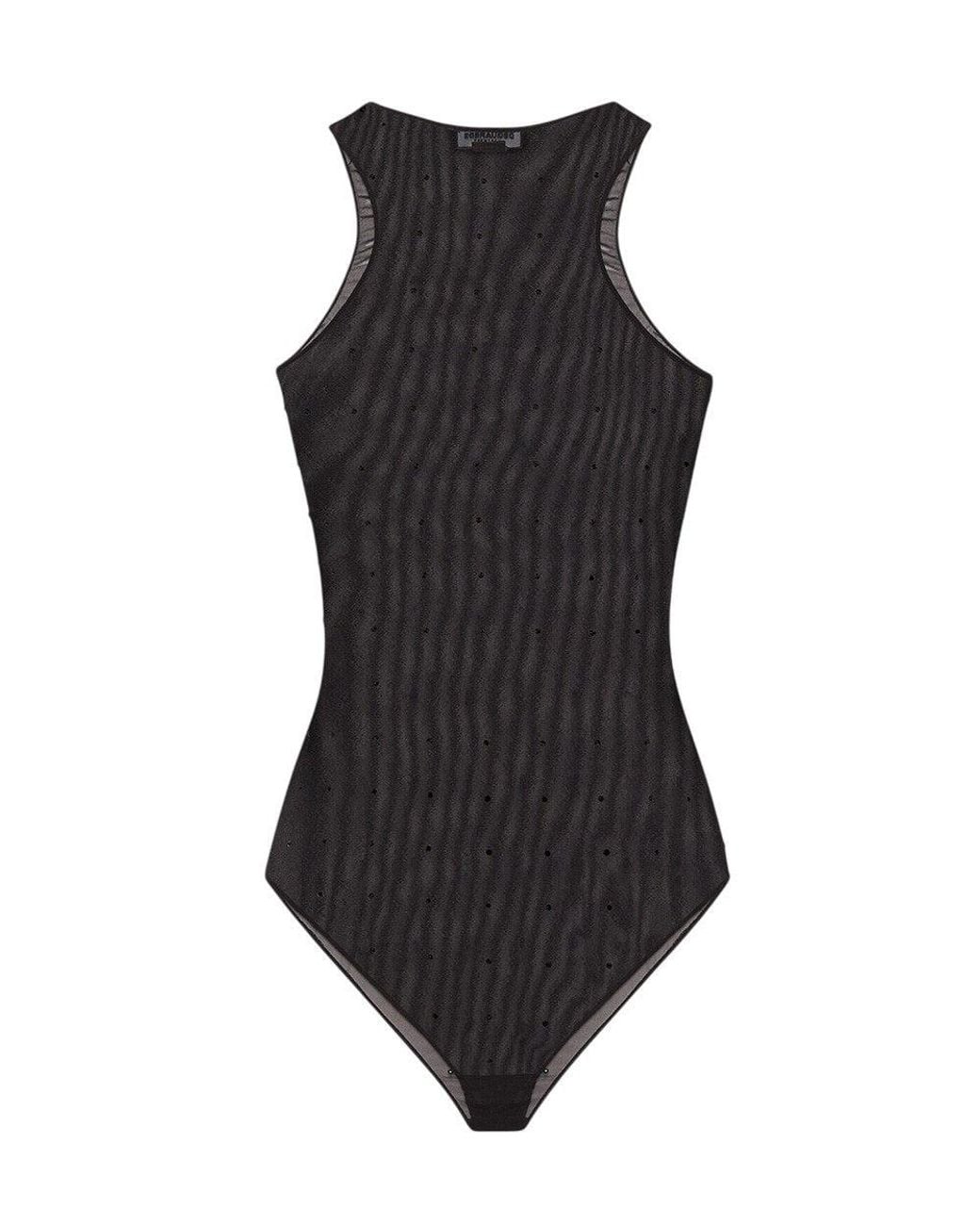DSquared² Black Embellished Swimwear
