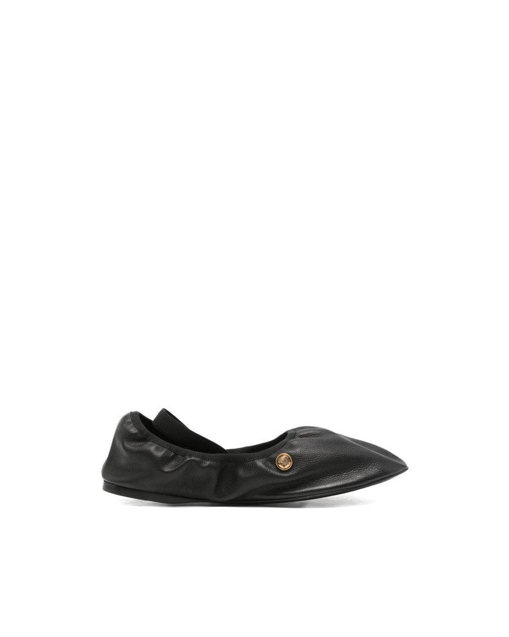 Versace Black Medusa Ballet Flat