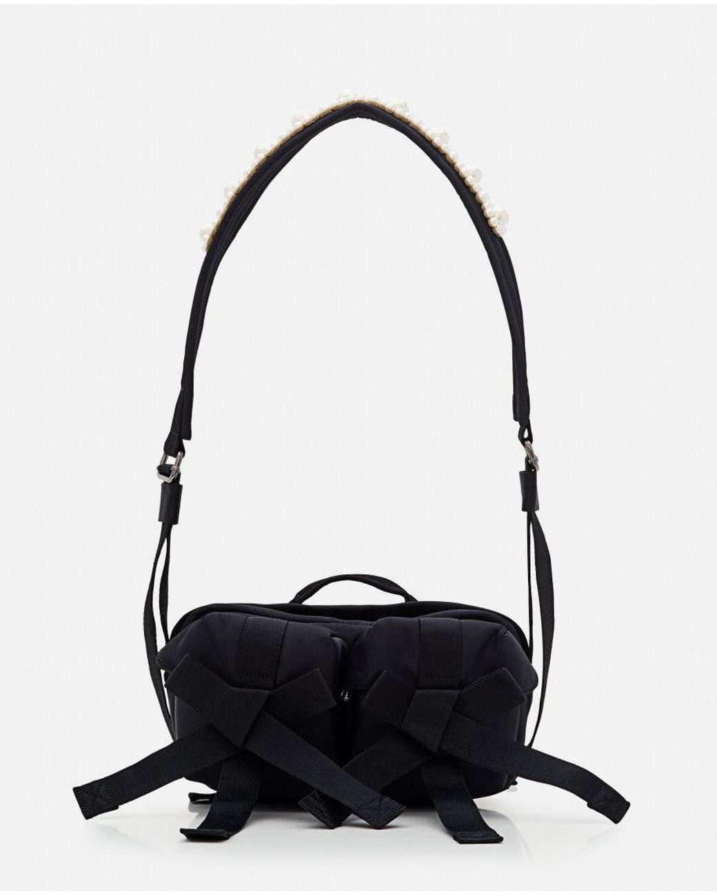 Simone Rocha White Classic Bow Crossbody Bag