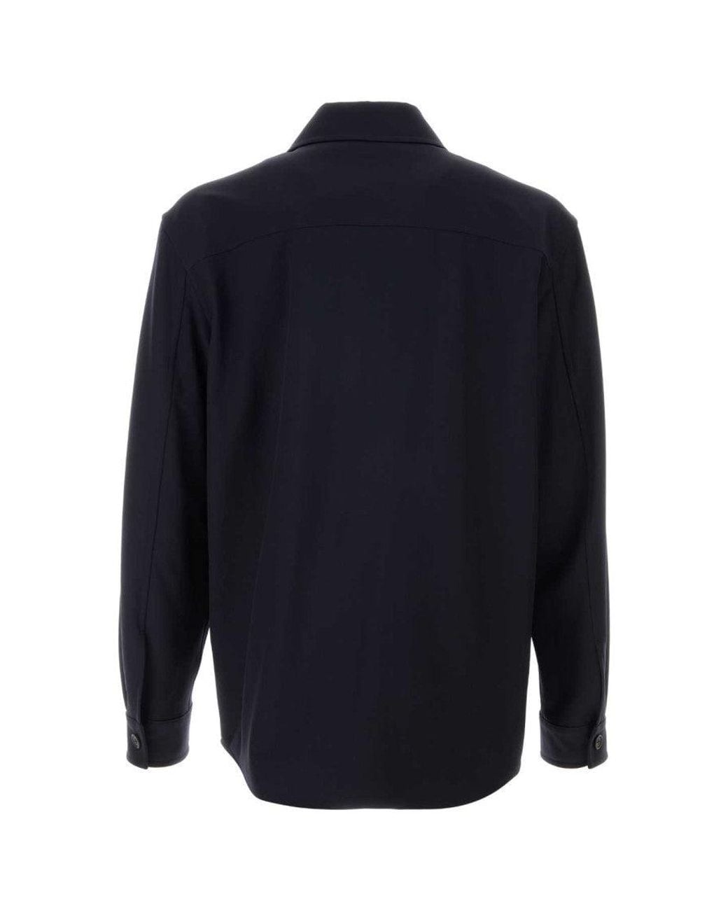 The Row Blue Regular Overshirt for men