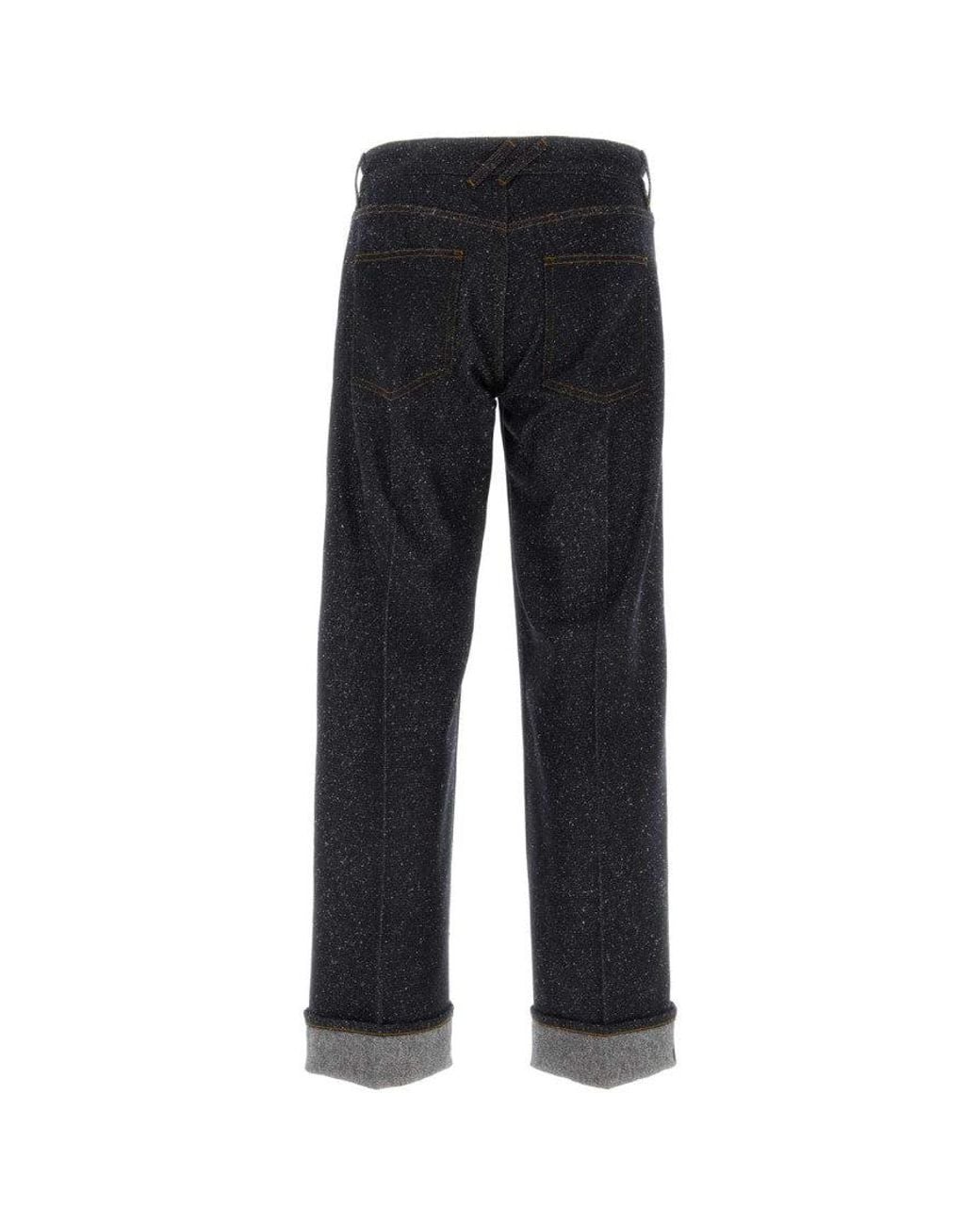 Burberry Blue Melange Denim Jeans for men