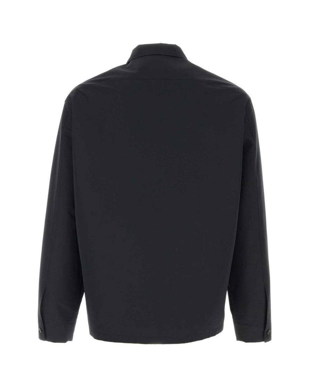 Jil Sander Blue Regular Solid Shirt for men