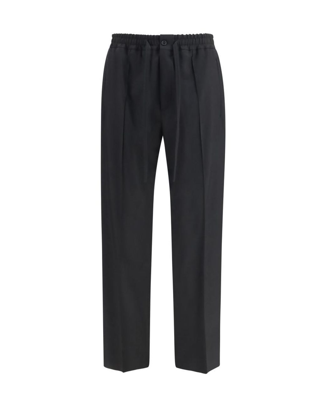 Valentino Black Drawstring Chino Pants for men
