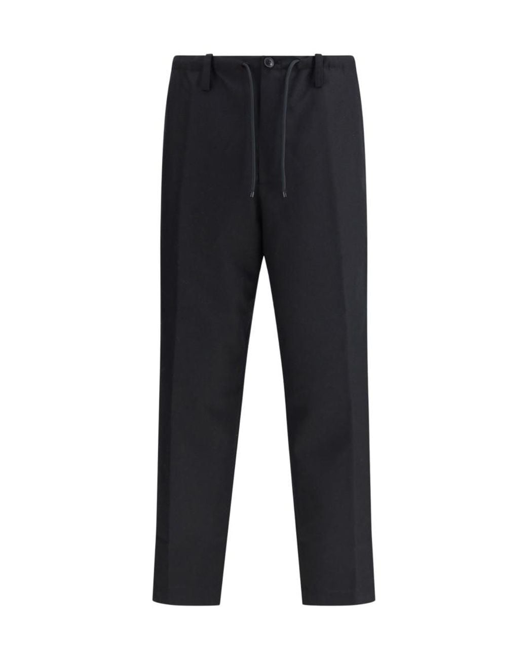Dries Van Noten Blue Wool Pants for men