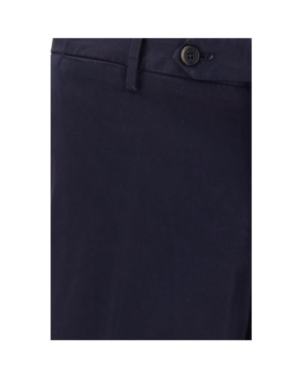 PT Torino Blue Slim Chino Pants for men