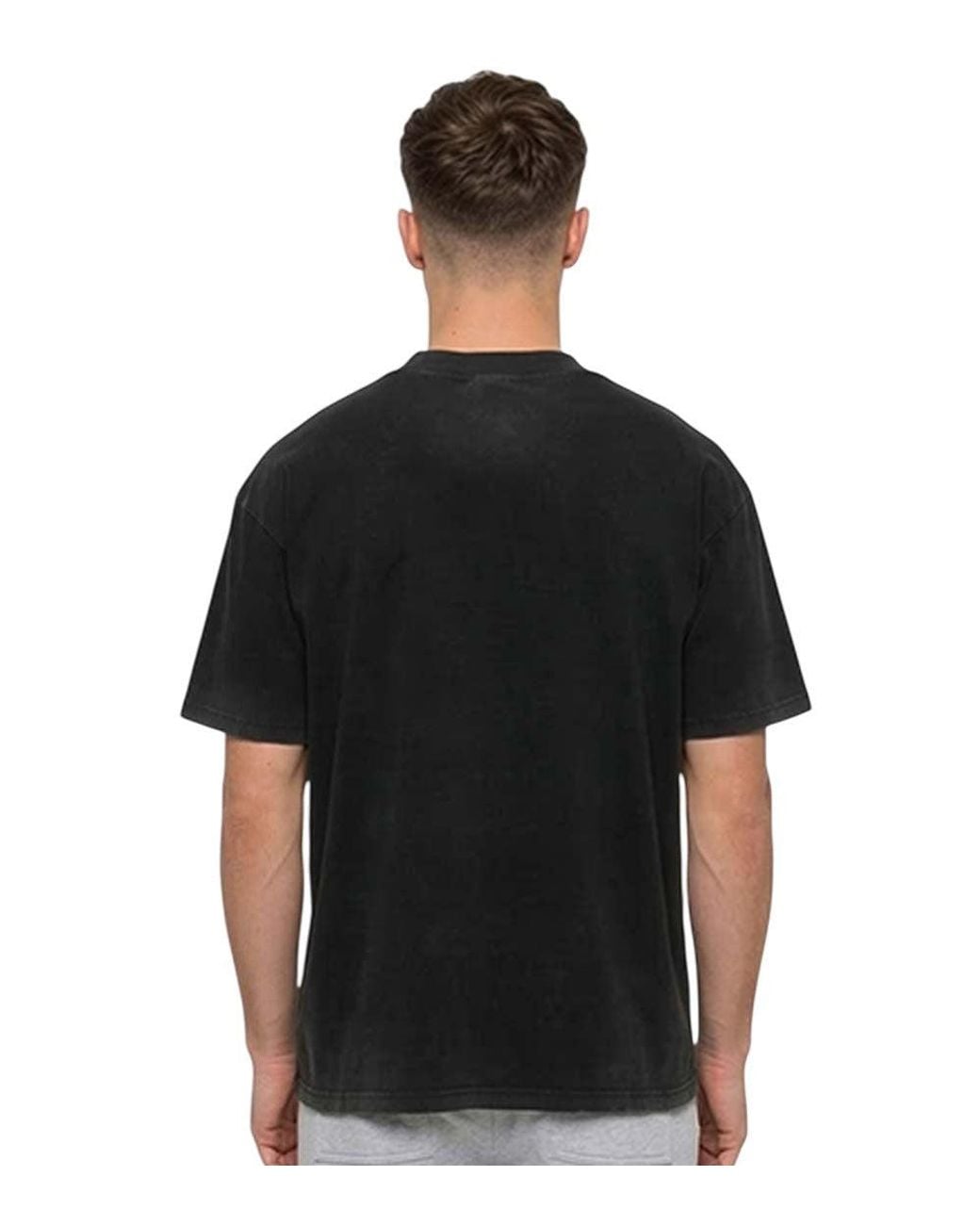 Represent Black Crew Neck T-Shirt for men