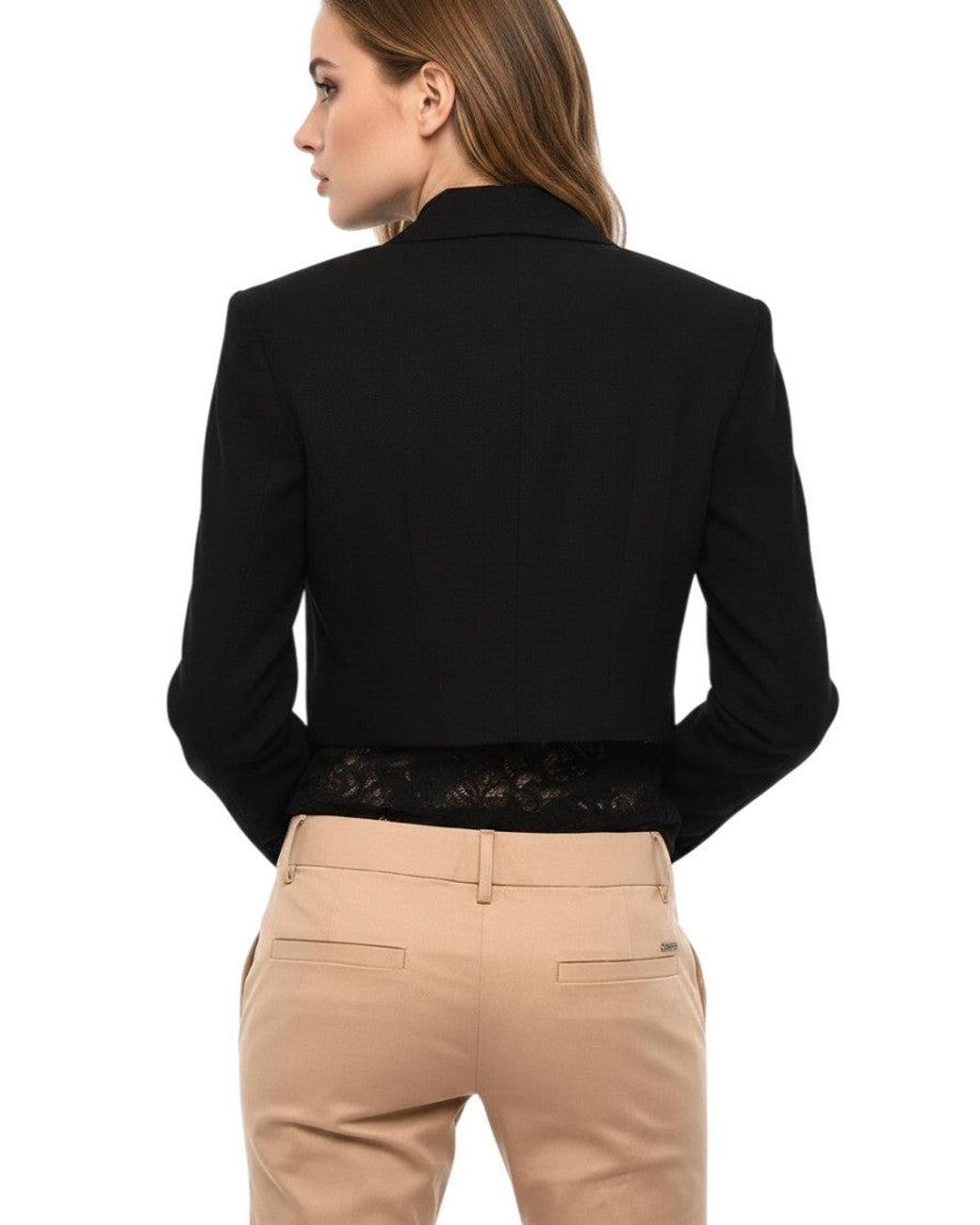 DSquared² Black Shawl Neck Jacket