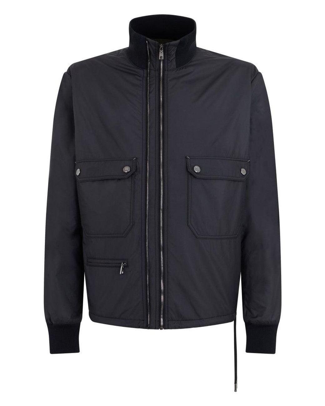 Dolce & Gabbana Blue Regular Bomber Jacket for men