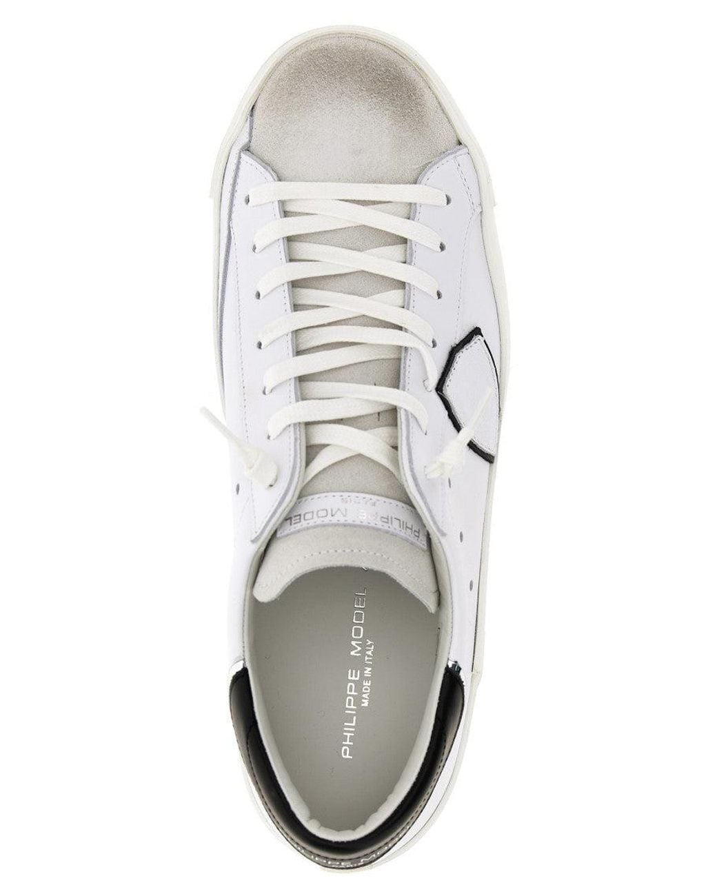 Philippe Model White Leather Prsx Sneakers for men