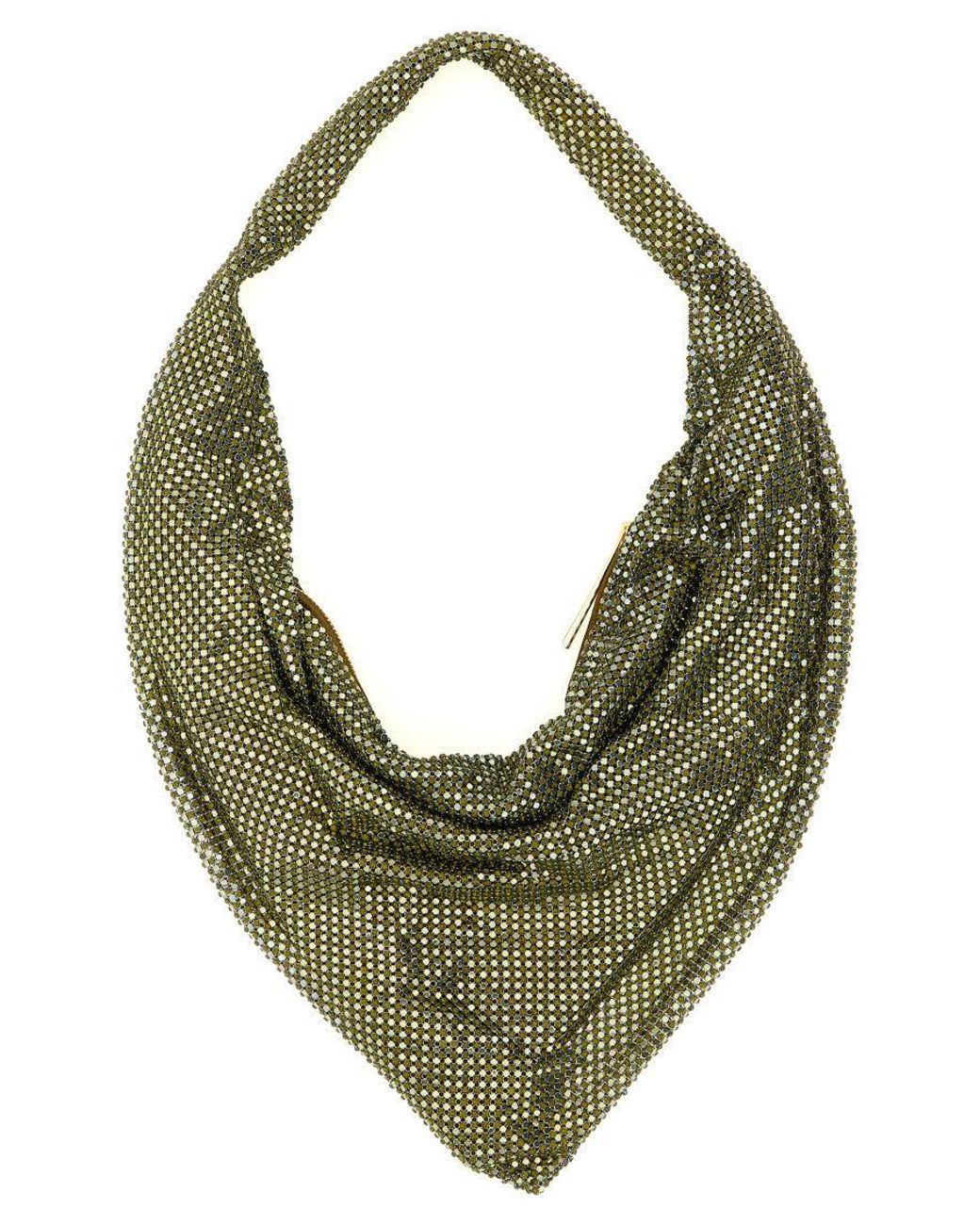 Benedetta Bruzziches Green Ursula Large Shoulder Bag
