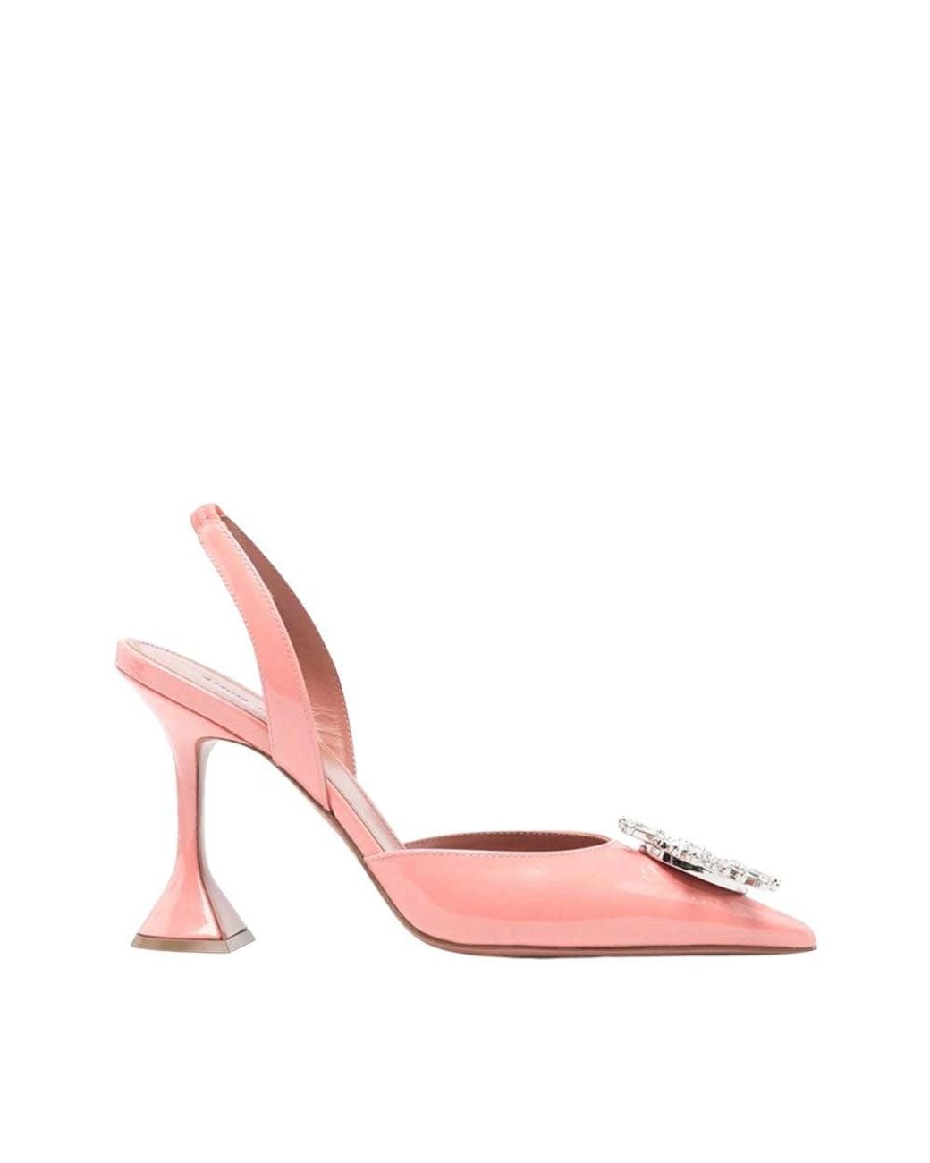AMINA MUADDI Pink Slingback Pumps