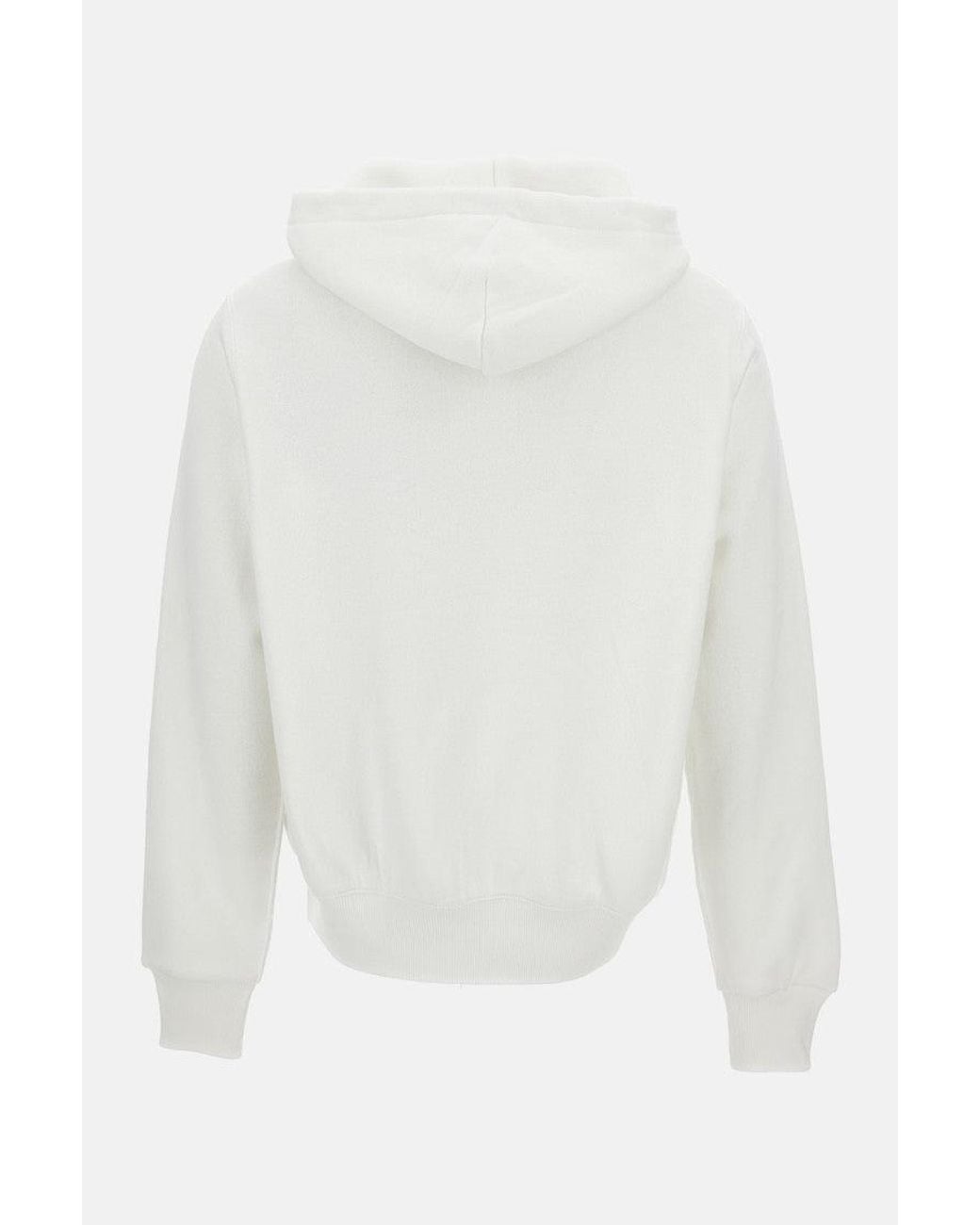 Polo Ralph Lauren White Logo Zip-Up Hoodie