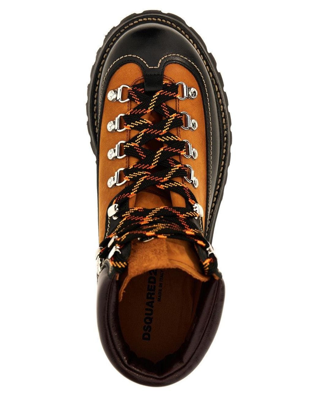 DSquared² Brown Canadian Hiking Boots for men