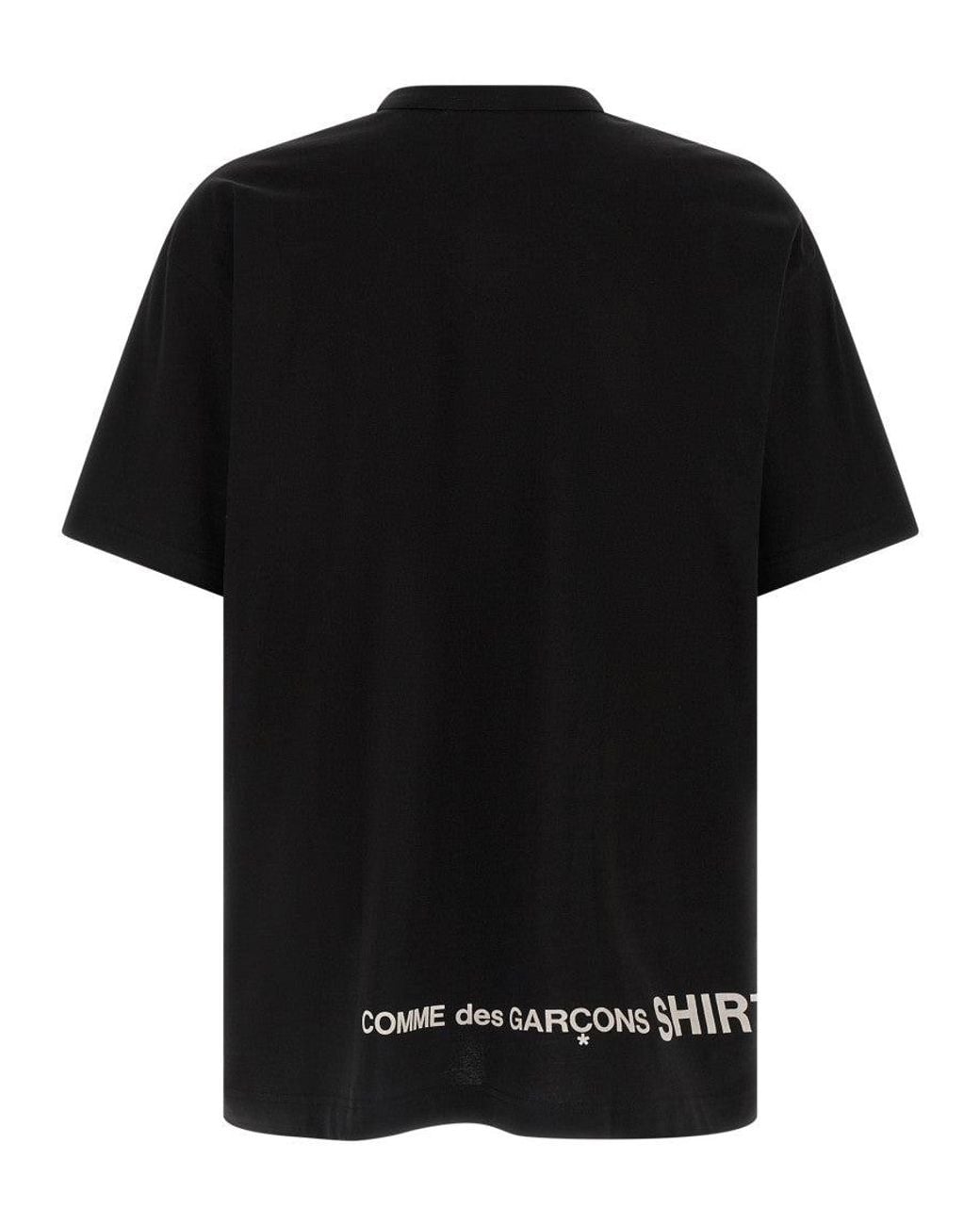 Comme des Garçons Black Logo Print T-Shirt for men