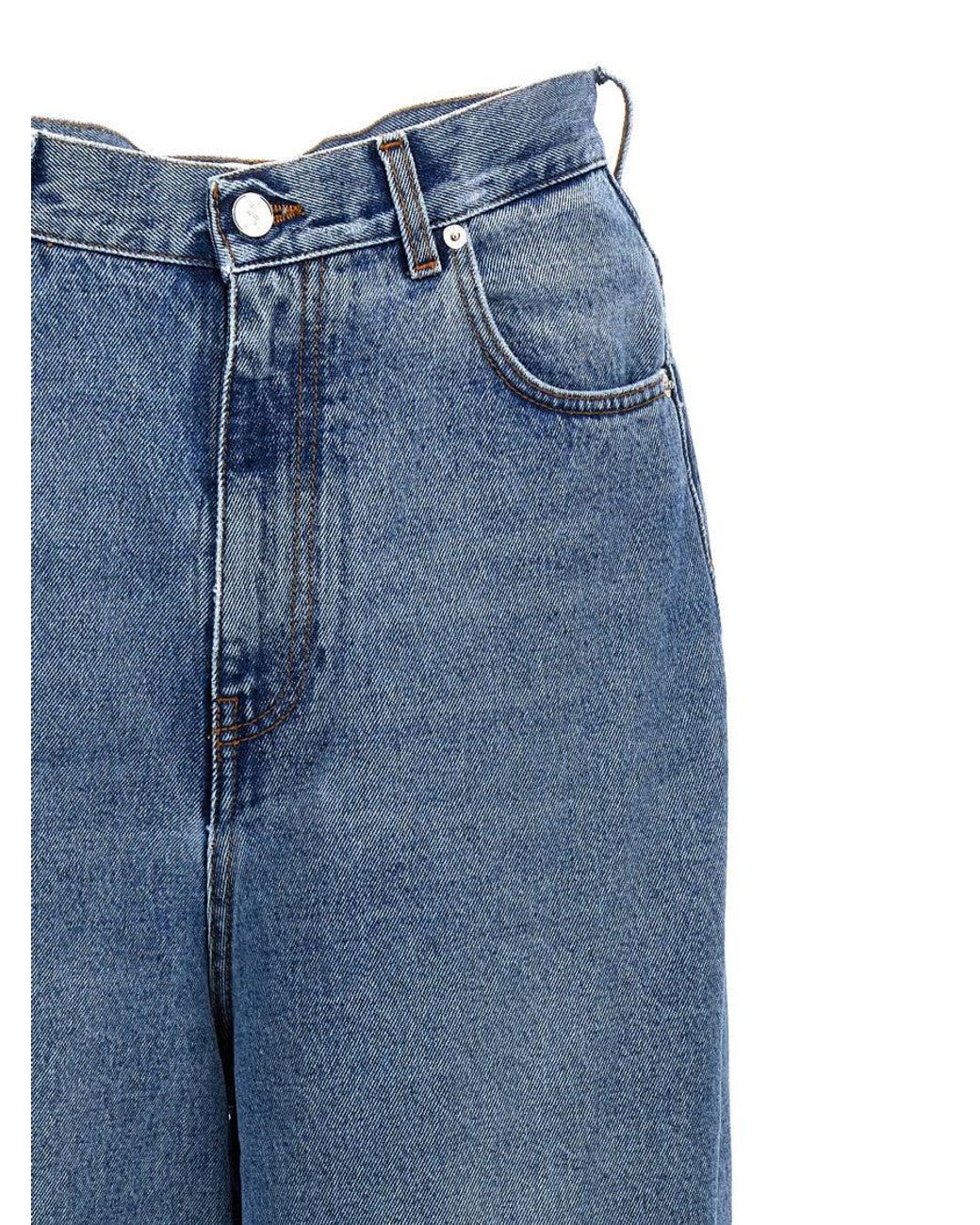 Séfr Blue Disco Cut Jeans for men