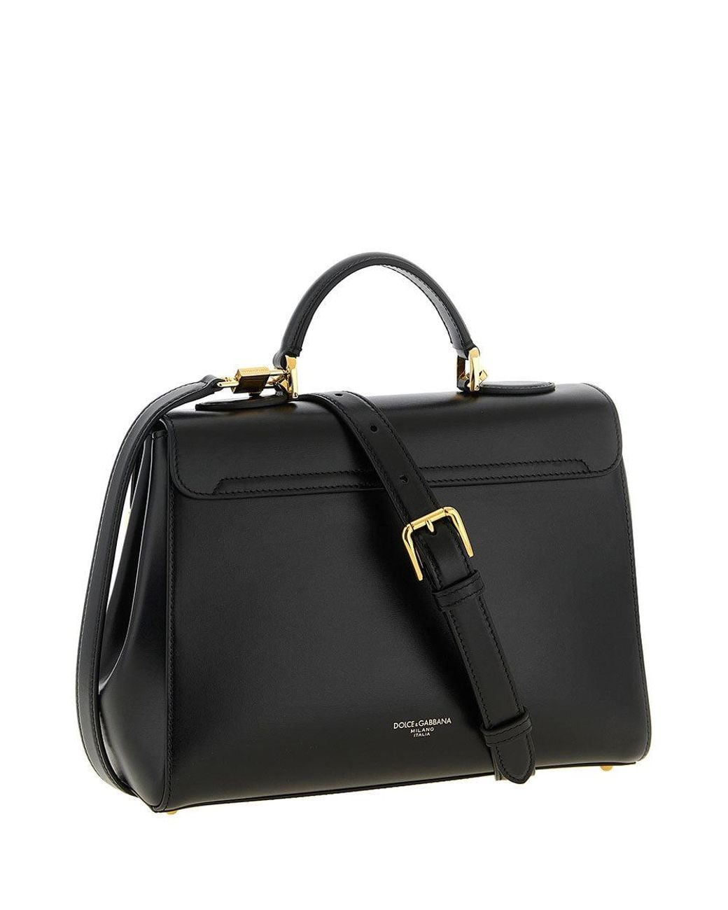 Dolce & Gabbana Black Marlene Small Satchel
