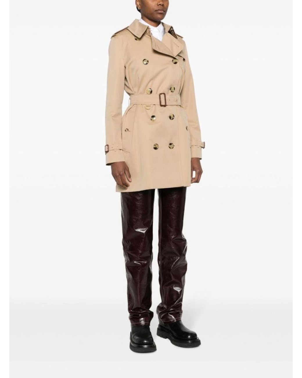 Burberry Natural Cotton Trench Coat