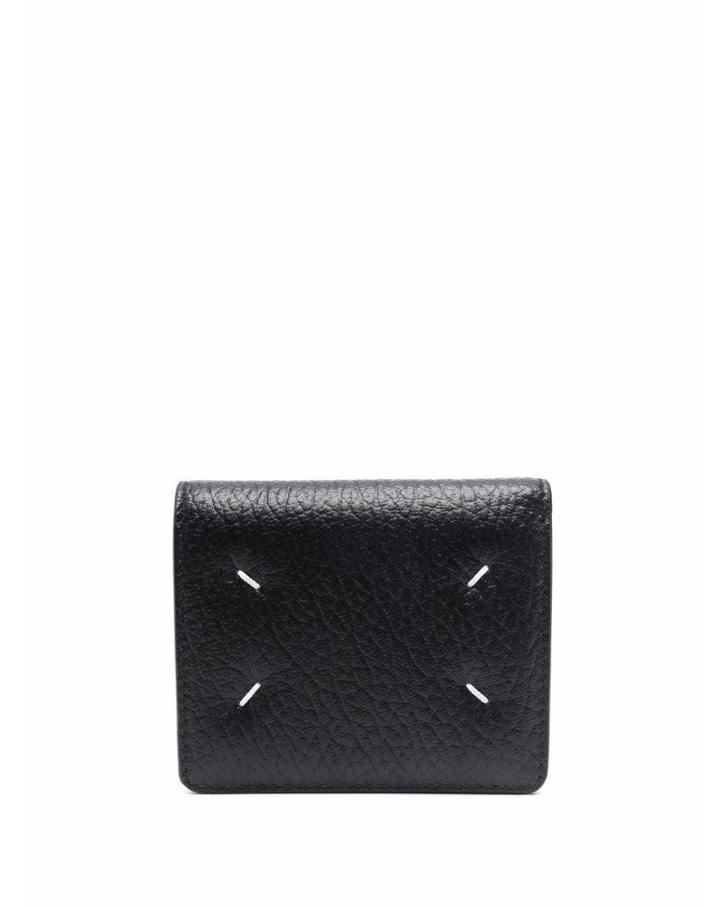 Maison Margiela Black Four Stitches Wallet
