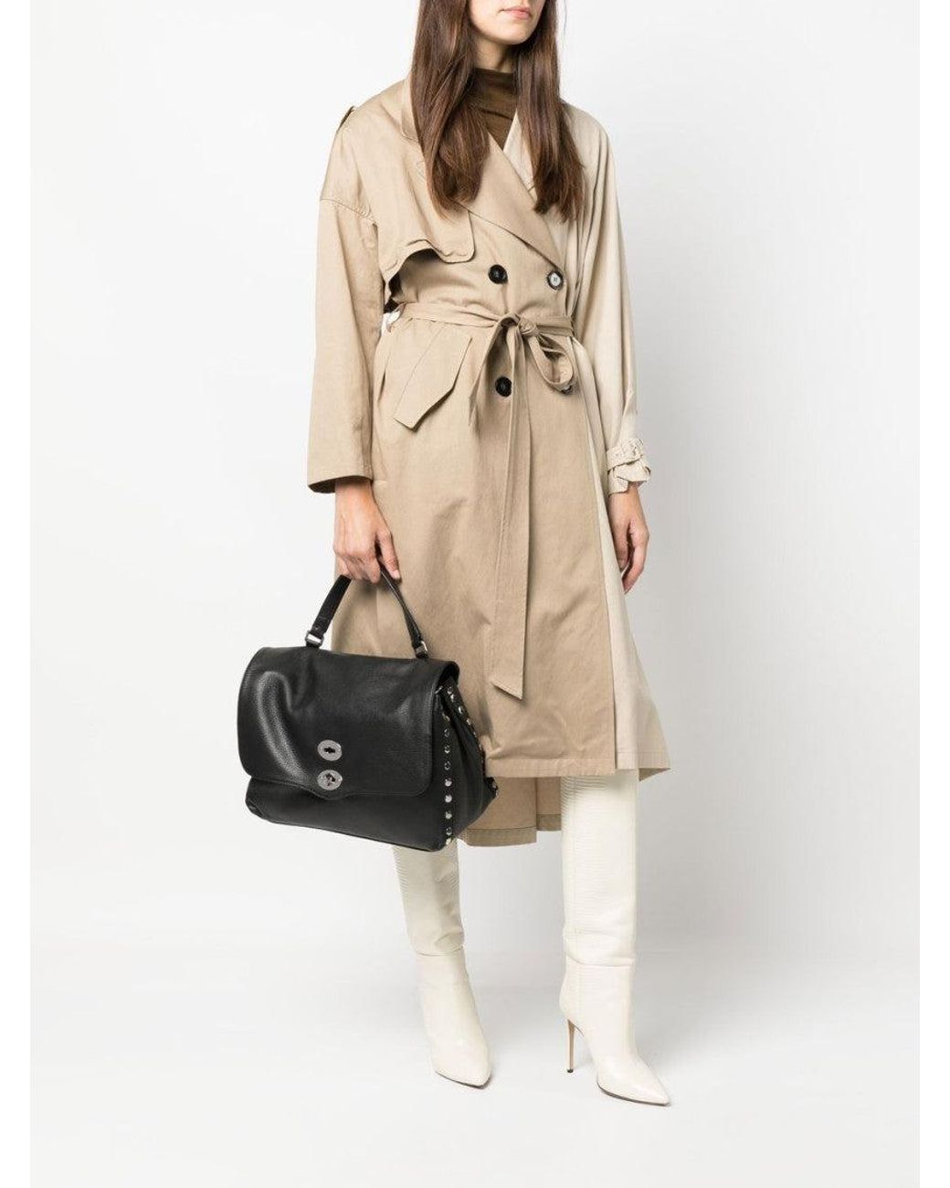 Zanellato Black Postina Satchel Bag