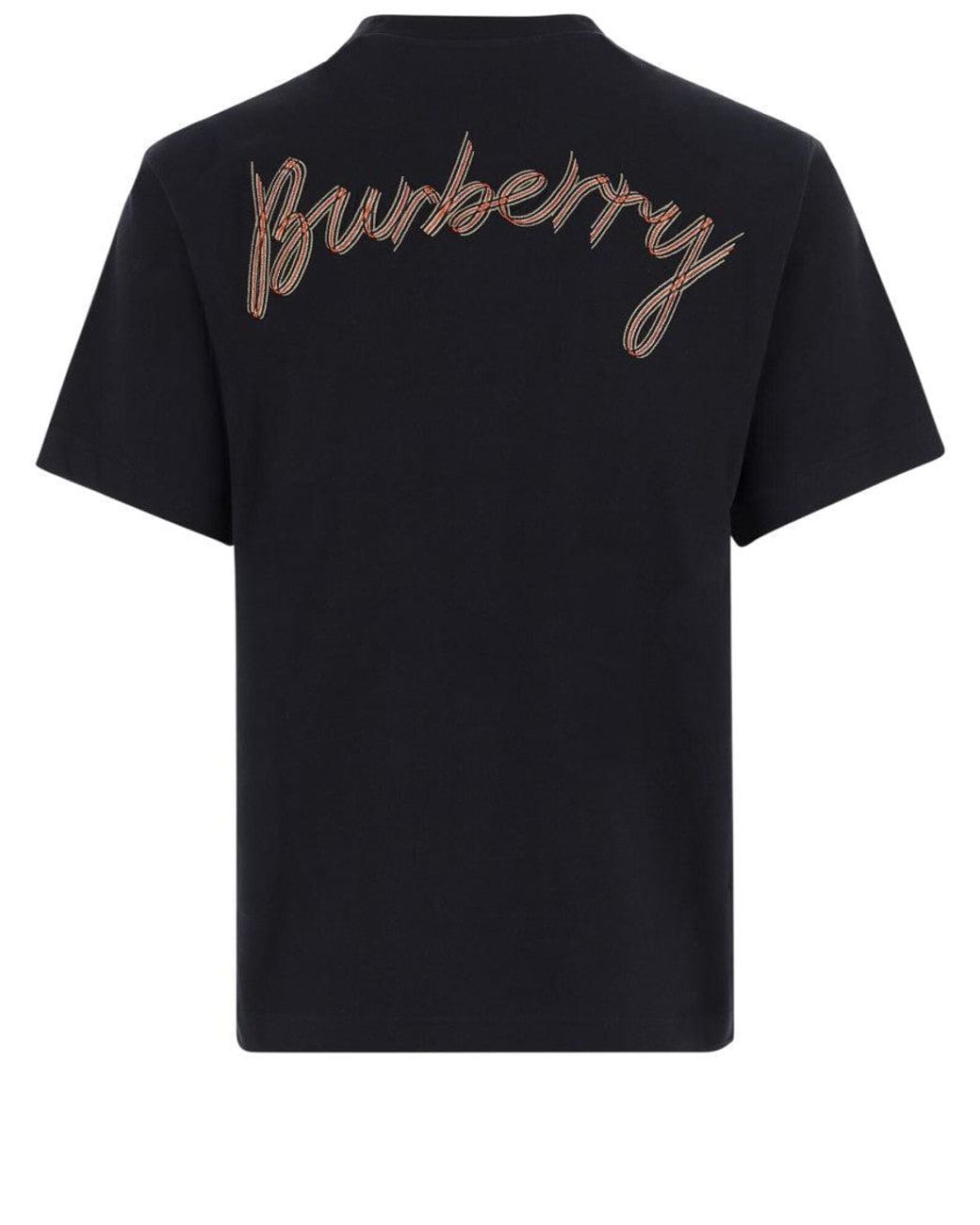 Burberry Black Crew Neck T-Shirt for men