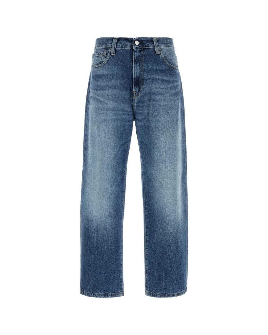 Carhartt Blue Loose Mid Rise Jeans for men