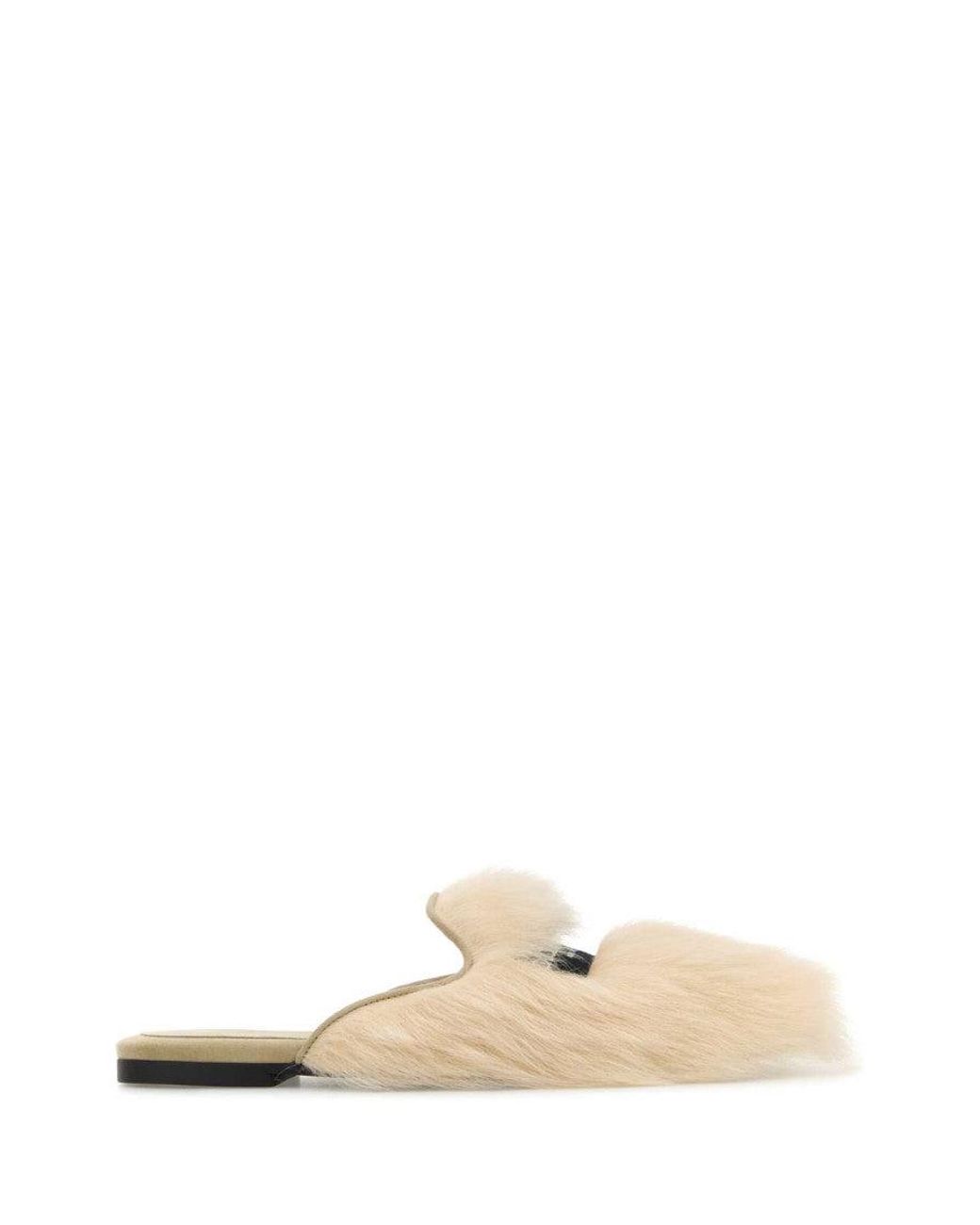 Dolce & Gabbana Natural Logo Flats