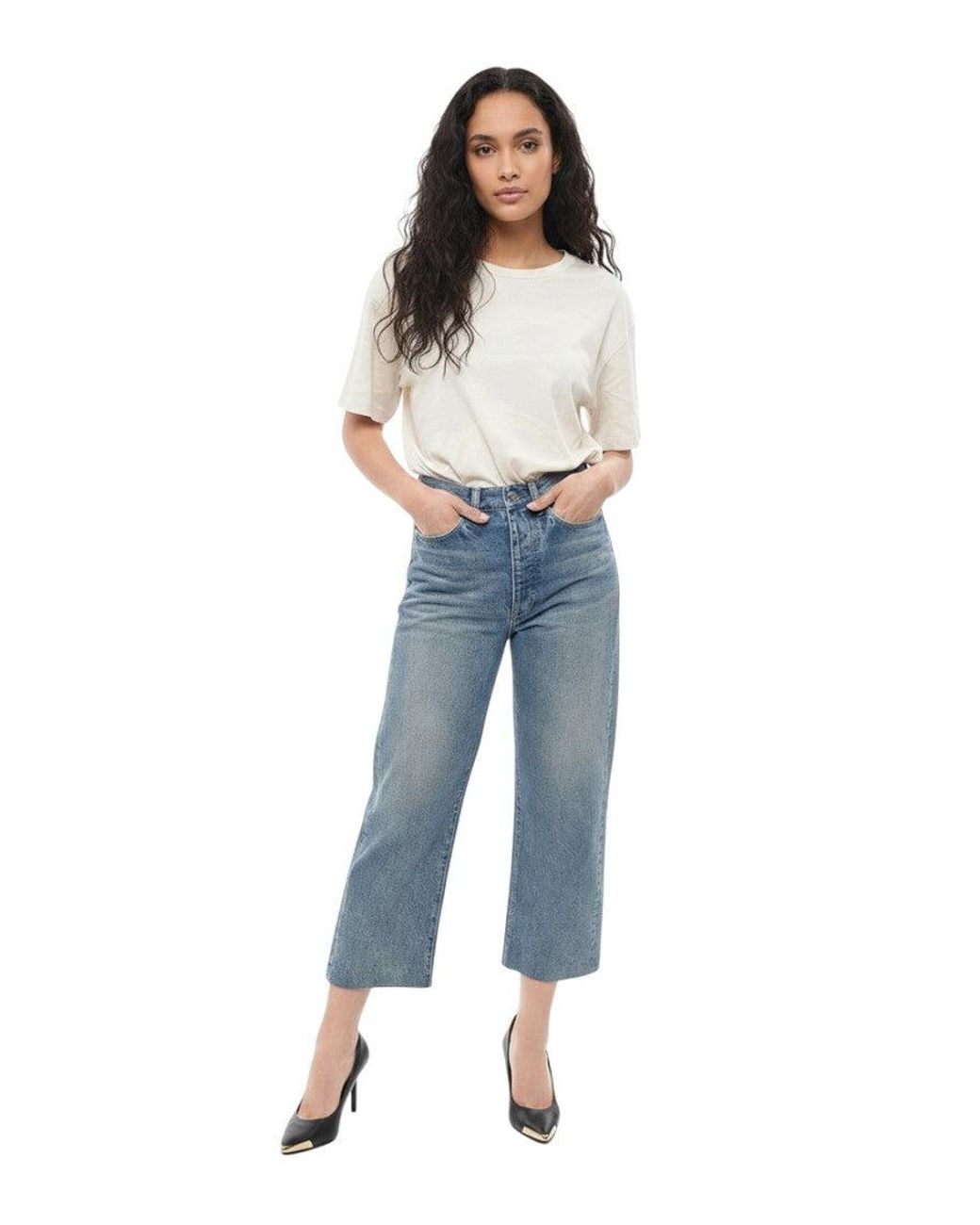 Tanaka Blue Regular High Rise Jeans