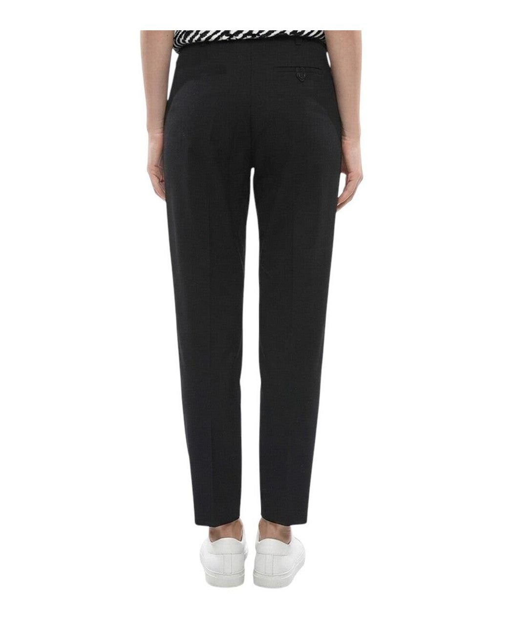 Stella McCartney Black Tailored Pleated Pants