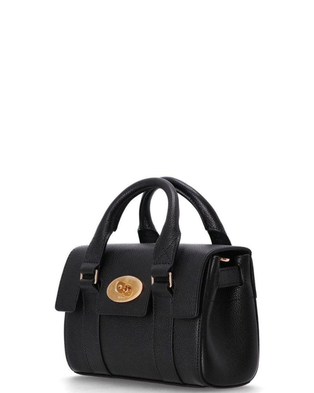 Mulberry Black Bayswater Mini Satchel
